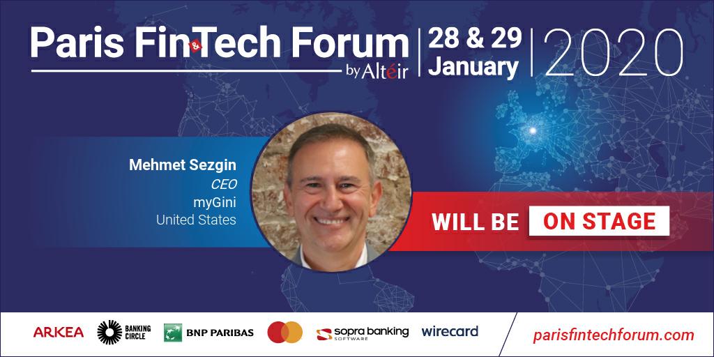 myginiapp's tweet photo. myGini is at #ParisFinTechForum tomorrow January 28th at 4PM – are you? Don’t miss the pioneering card management and #loyalty app! To learn about it firsthand from CEO &amp; Founder @SezginPay save the date! @FranceFintech #PFF2020 #Fintech https://t.co/fgGuYTZaAz