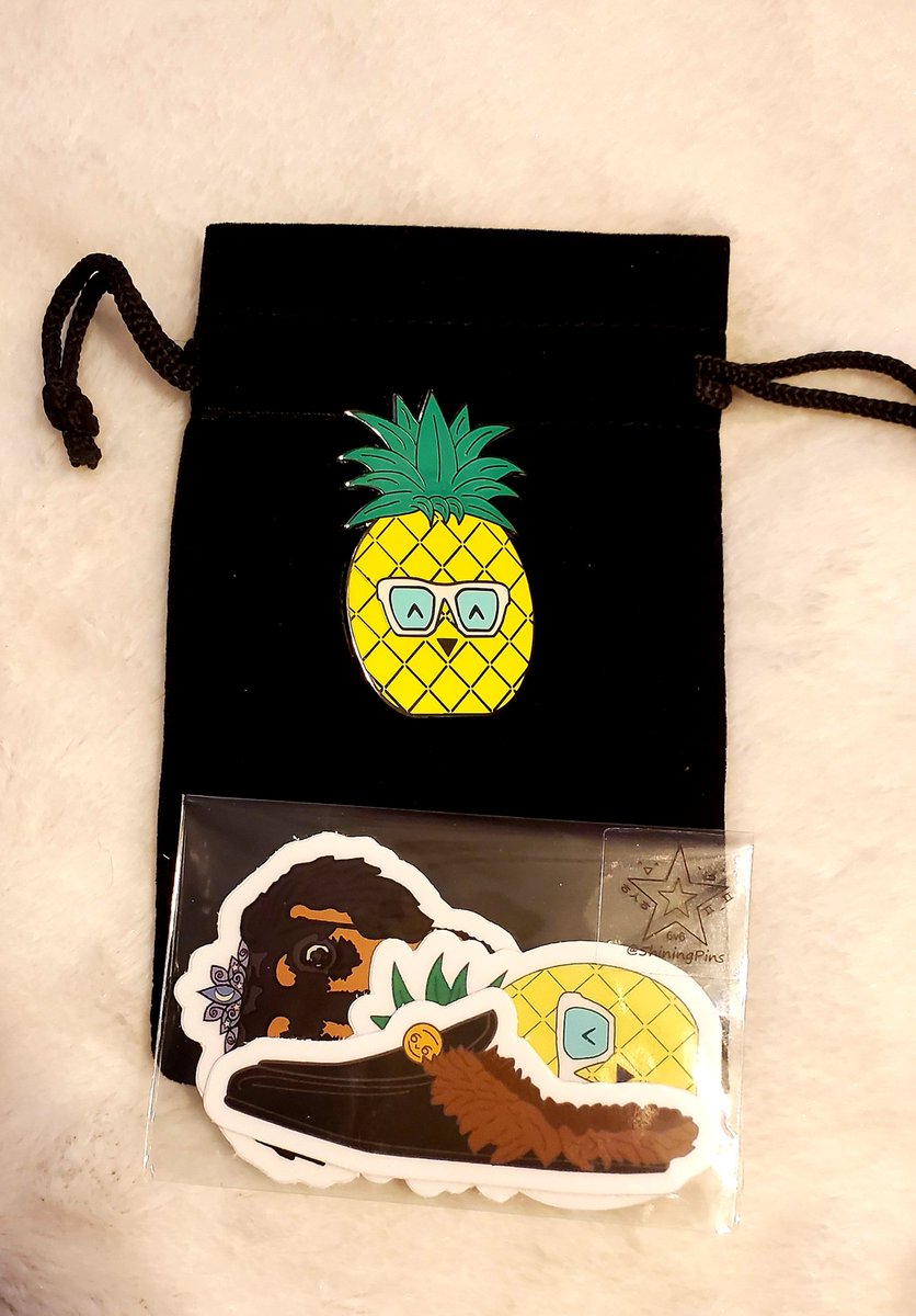 ElaB1807's tweet photo. @5hiningPins Thank you so much !!! PINee arrived so fast and it's so cute plus the stickers are  such a nice gift 😍🥰 https://t.co/XfQKVr6yUy