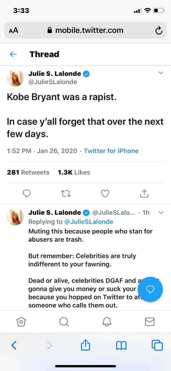 ajaxx2430's tweet photo. White feminist are trash so is Evan Rachel Wood never gonna watch west world  now rip Kobe Bryant... https://t.co/HZ8EehfIZV