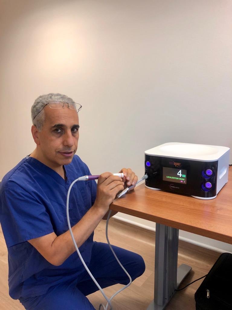 KefahMokbel's tweet photo. A new wireless breast localisation option is now available in Europe after CE marking. I shall be performing the first Savi scout localisation case in Europe next week. The main advantage is that the marker does not generate MRI void signals. Great news to our patients https://t.co/5vQJIyeLtg