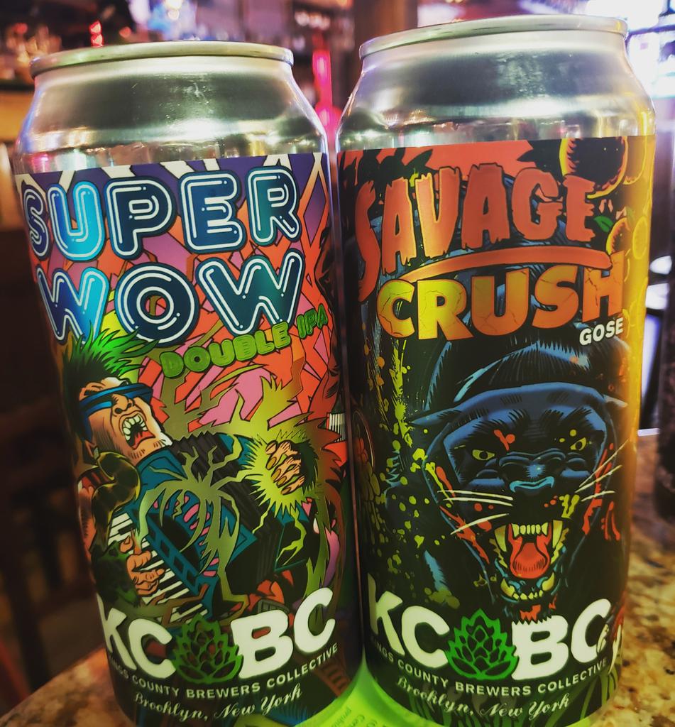 BroadwayDiveNYC's tweet image. Start your week off right with @kcbcbeer - try this #DIPA and passionfruit/blood orange #gose! #superwow #savagecrush