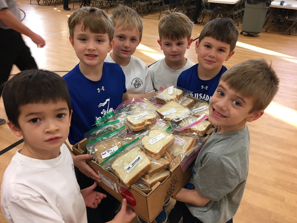hmfrancisco's tweet photo. Today’s celebration of #CSW2020 included buddy classes @FAWcrusaders working together to complete special service projects for our community! #ADWFamily @ADWCathSchools https://t.co/TdwuoMwTvT