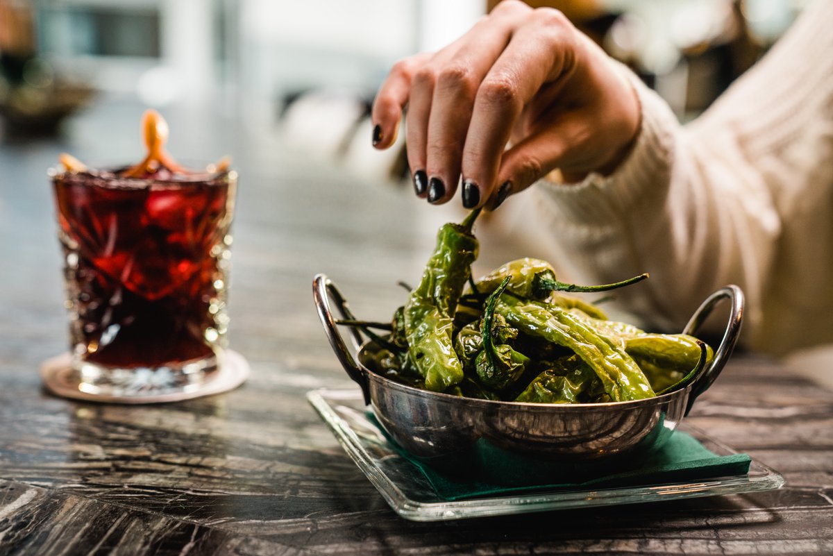 Fried shishito peppers have a satisfying crunch with just the right amount of heat! 🔥 Enjoy as a bar snack, appetizer, or side dish to kick things up a notch.