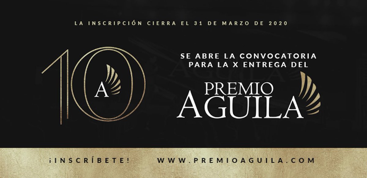Se abre la convocatoria para participar en el Premio Aguila, los galardones anuales a la excelencia en los medios de comunicación con enfoque cristiano. ¡Inscríbete hoy! 👉 bit.ly/37IdGrj
