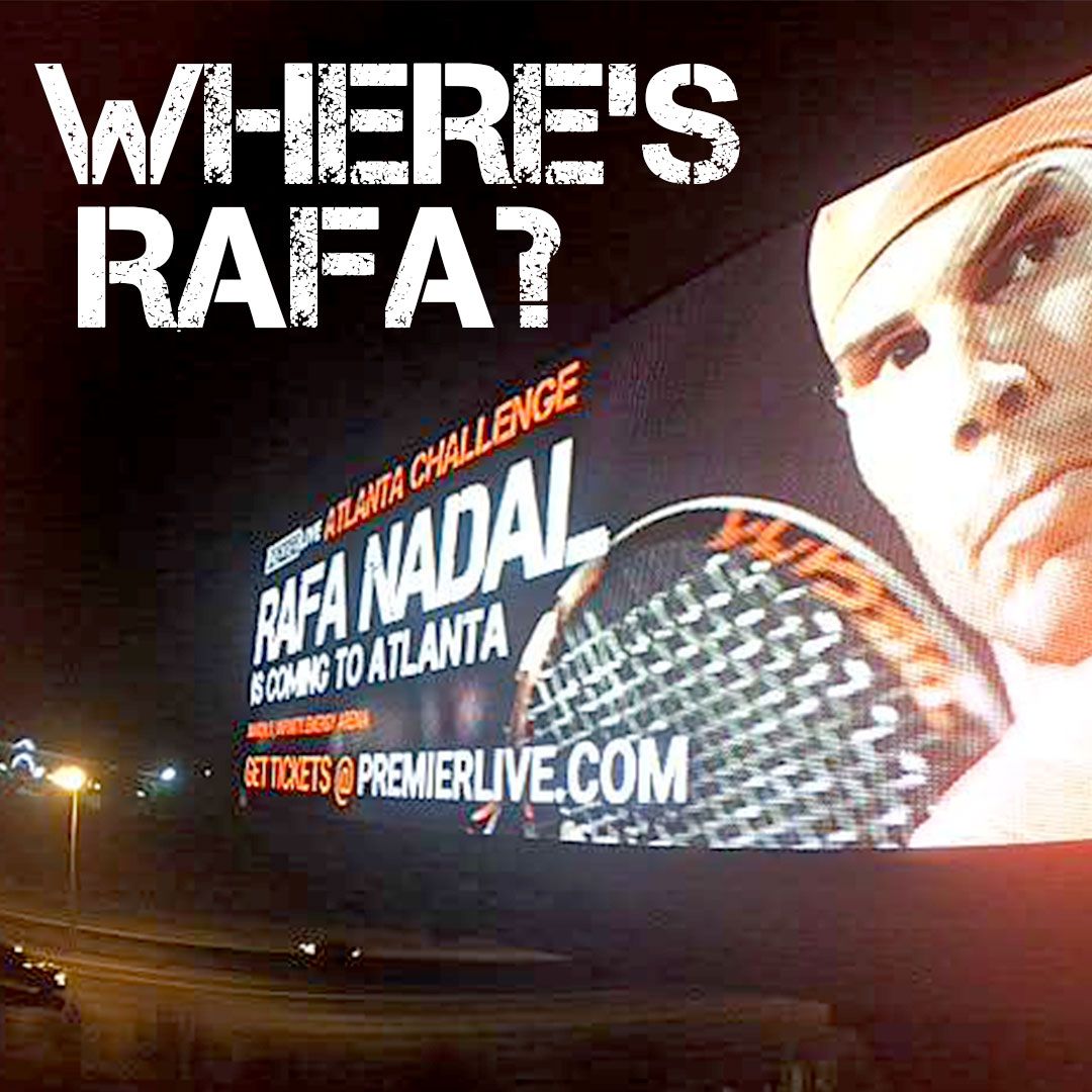Ready for #RafaVGrigor? Look out for media popping up all around Atlanta for the Premier Live Atlanta Challenge. Post a picture of event Billboards and Posters or a video of yourself enjoying one of our Radio or TV spots &amp; tag with #premierliveatlantachallenge for us to share!