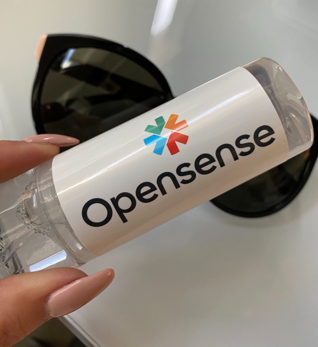Just cracked open a box of new Opensense swag. Check it out! ✌🏽#BrandedSwag