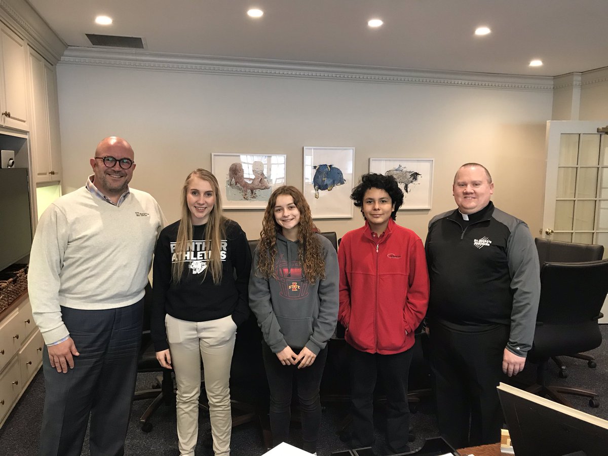 Thank you @BVUPres and all at BVU for your support of St. Mary’s Schools. #CSW2020 #thepantherway #gobeavers