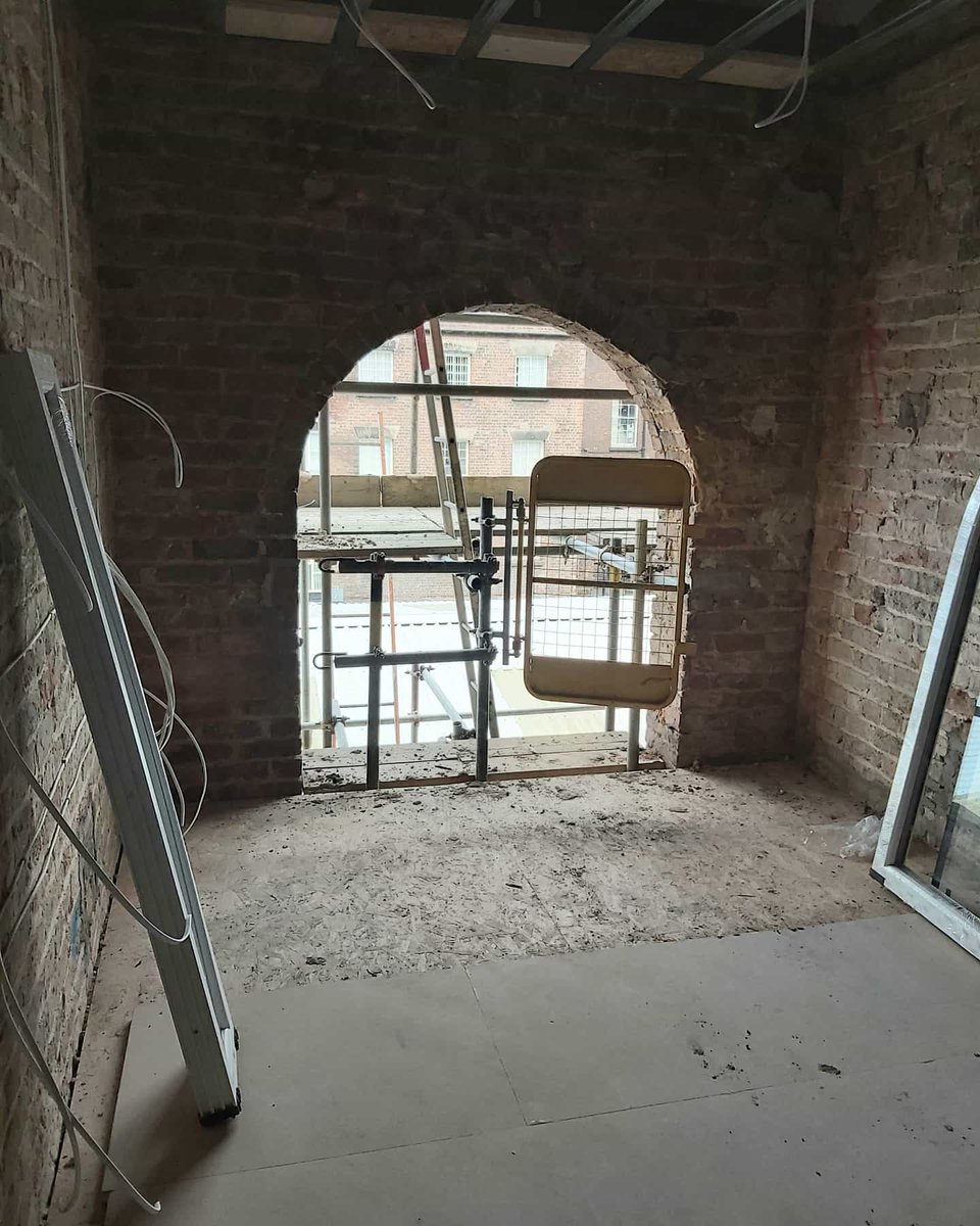 AmyKayDesign1's tweet photo. Site progression 💪#dukestreet #liverpool #aparthotel #windowdetail #steel #sitevisit #comingsoon @Epic_Liverpool @NCArchitectsLtd https://t.co/aO1g1EjmDe