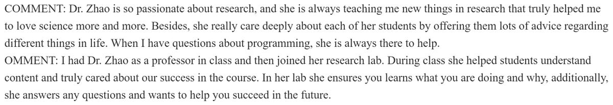 I didn't expect to receive the teaching commendations from my university #MiamiOHCommendations @MiamiCTE because I am not a native speaker with a strong accent. Really appreciate the students who wrote the comments which encourage me to be a good teacher and a research scholar.