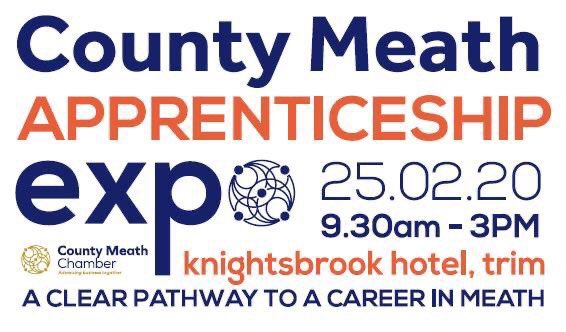 MeathChambers's tweet photo. ‘Earn & Learn’ while you build a sustainable career in #Meath.
#Meath Apprenticeship Expo Tue 25th Feb in Knightsbrook Trim: ALL WELCOME https://t.co/OJsjhuYozd
✅ Meet the Employers
✅ Speak to the Education providers
✅ Career advice available
#endthecommute #makeitmeath https://t.co/8suPDawQ4Q