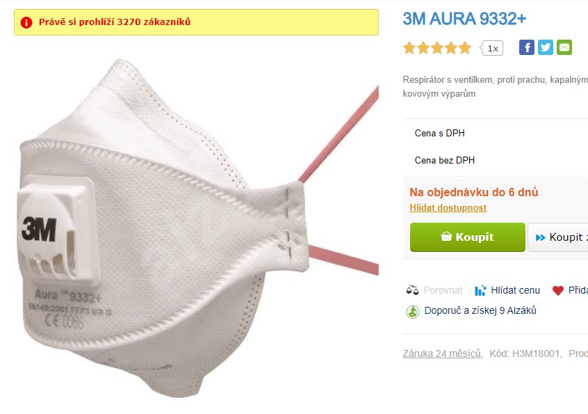 Marky_cz's tweet photo. Situace je asi taková, že nemam šanci letět s respirátorem, protože si je právě prohlíží 3270 lidí a čekačka je min týden. Tak schválně jestli to stihnu nebo poletim 15h na hulváta jen tak :) #VyletDoAsie https://t.co/koTKN1J0Bg