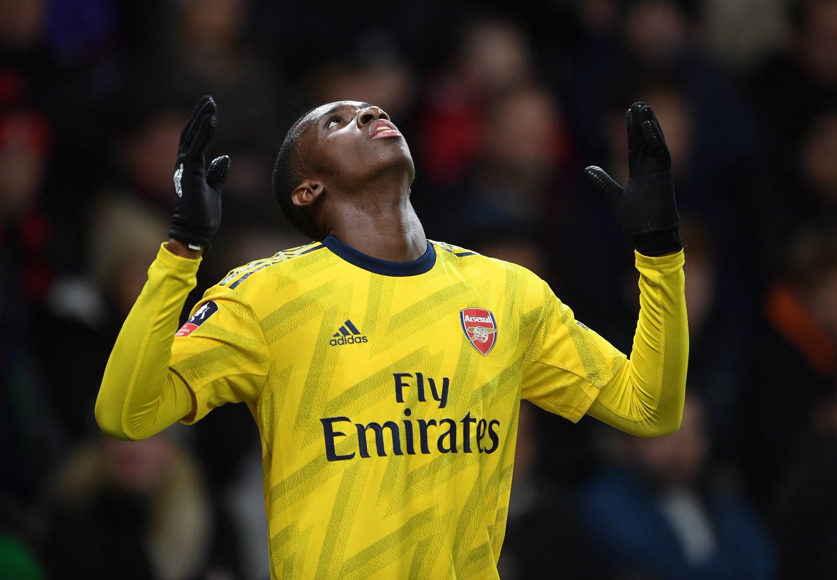 Anyone call for a goal? Big performance by the team to secure a place in the next round. God is good! 📞⚽️🙏🏾 #EN30 <a href="/Arsenal/">Arsenal</a>