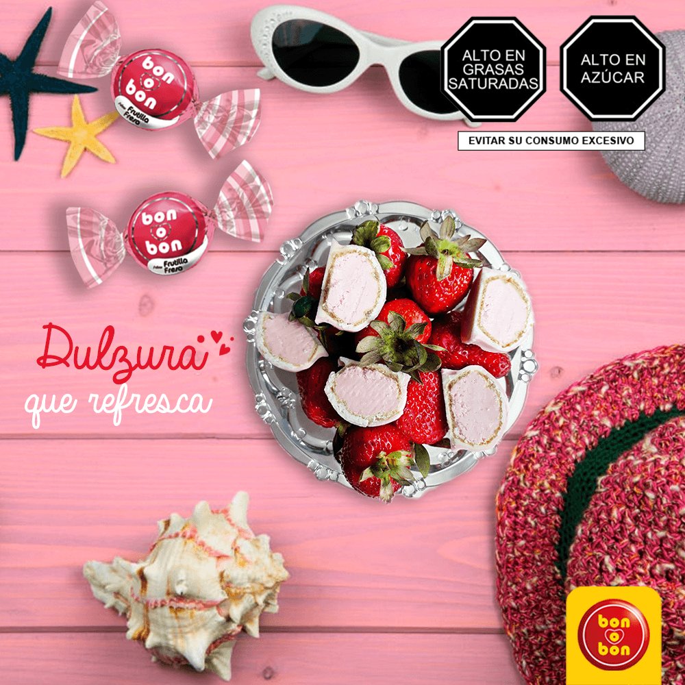 El calor ya está aquí, ¿qué mejor que nuestro #bonobon fresa frutilla para endulzar tus días? ☺
