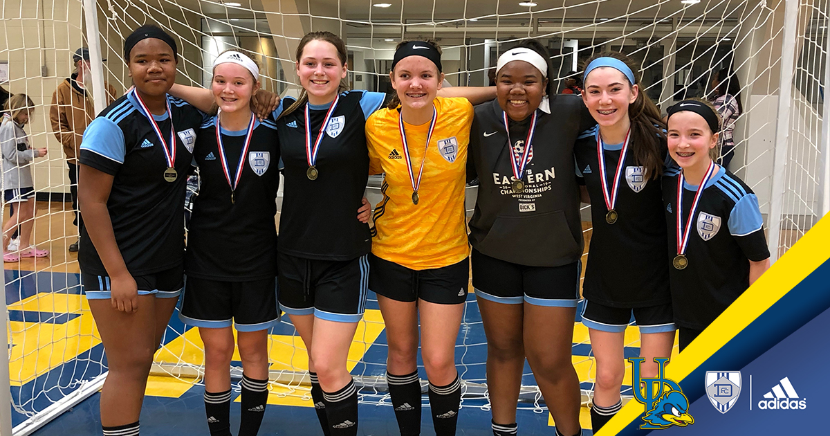 DelawareFC's tweet photo. ⚽️🏆 // Congratulations to our Delaware Football Club 2006 Girls - @DelawareMSOC - UD Futsal Classic - Champions!
Thanks to University of Delaware Men's Soccer for a great event!
#delawarefc #delawarefootballclub #defc #delaware #soccer #futsal https://t.co/kxRefRLiPQ