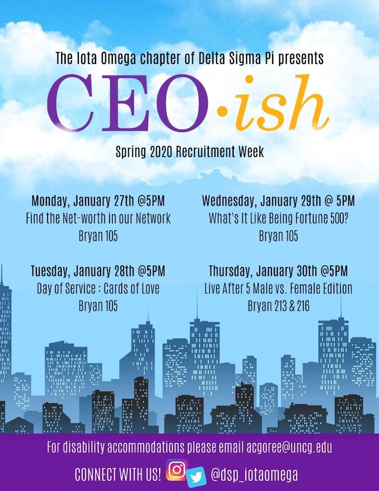If you missed today’s event be sure to come out tomorrow for our Cards of Love service event! #uncgbryan #deltasigmapi #uncg