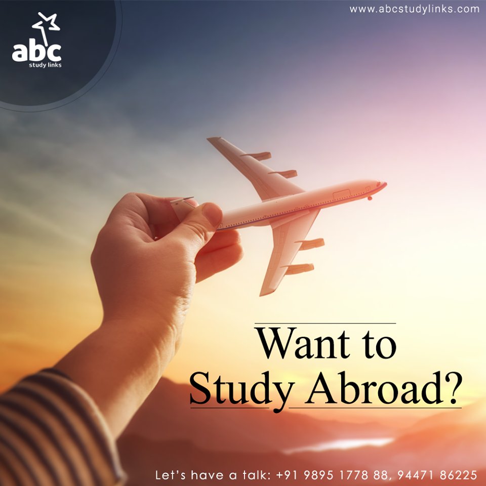 ABCStudy_Links's tweet image. Want to study abroad?
Visit : abcstudylinks.com
Call : 9895177888, 9447186225
#StudyAbroad #Study #abroad #ABCStudyLinks #culture #career #education #Opportunity #work #live #future #Visa #colleges #courses #destinations #Canada #UK #Newzeland #Australia #overseas
