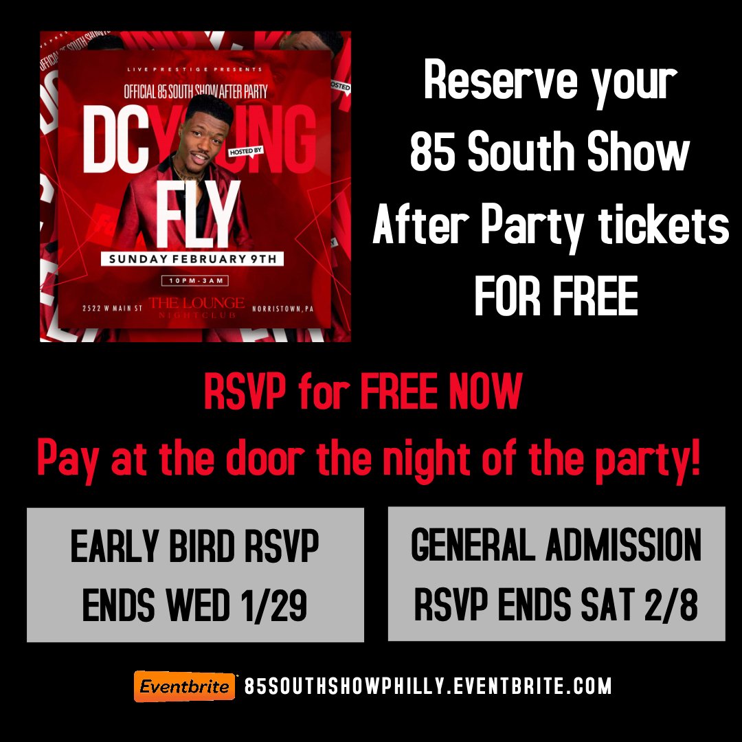 LivePrestige's tweet photo. https://t.co/91BGfpoL53

Reserve your tickets FOR FREE now!!

Pay at the door the night of the party 🎉 https://t.co/6MdC5mNMBl