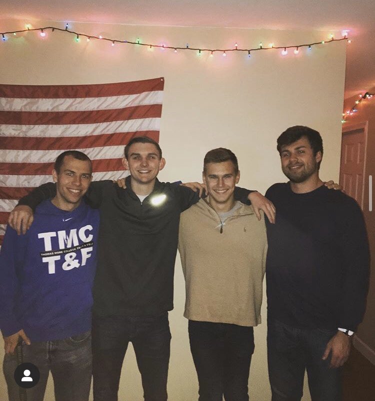 RonTron5000's tweet photo. Happy Birthday Brotha!! Hope you had a great 22nd! @Raugspurger23 had to take the second one from @teejaymoore23 😂 https://t.co/v2vTPN88oj