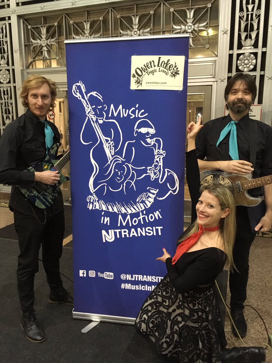 owenlake_'s tweet photo. We loved playing for you tonight, Newark! 🎶 Thanks to @NJTRANSIT and @NJArtsCouncil for making this #MusicInMotion electro-country performance possible https://t.co/dtB8YgGQwl