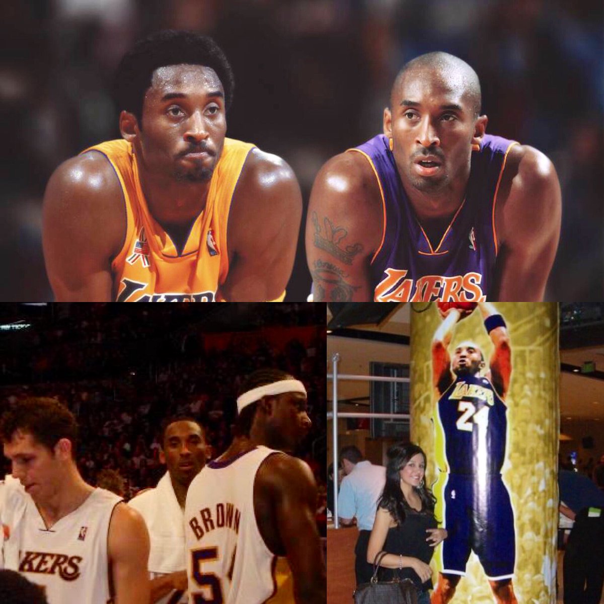 It’s amazing how some1 you’ve never met can have such an impact on ur life. Kobe &amp; I share the same bday/I have my own Gianna/Her bday is 8/24. I was never a part of his life, but he will forever be a part of mine.  “Heroes get remembered, but legends never die.” Forever# 24💜💛