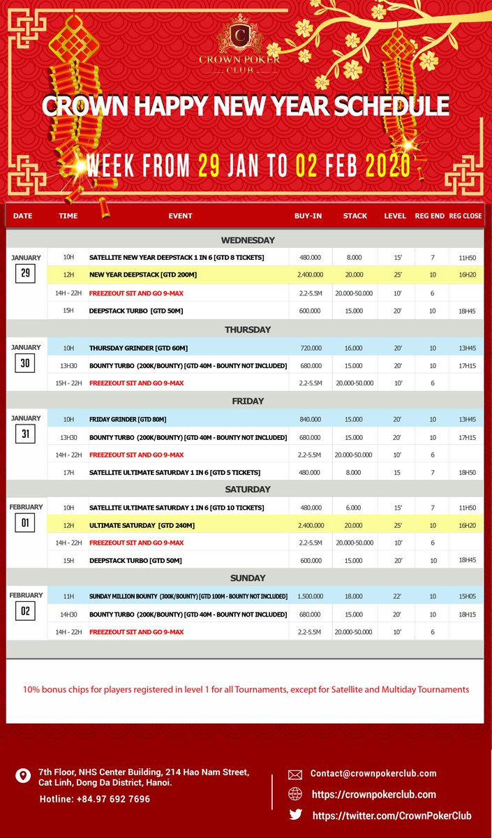 Crown Poker Club tweet media