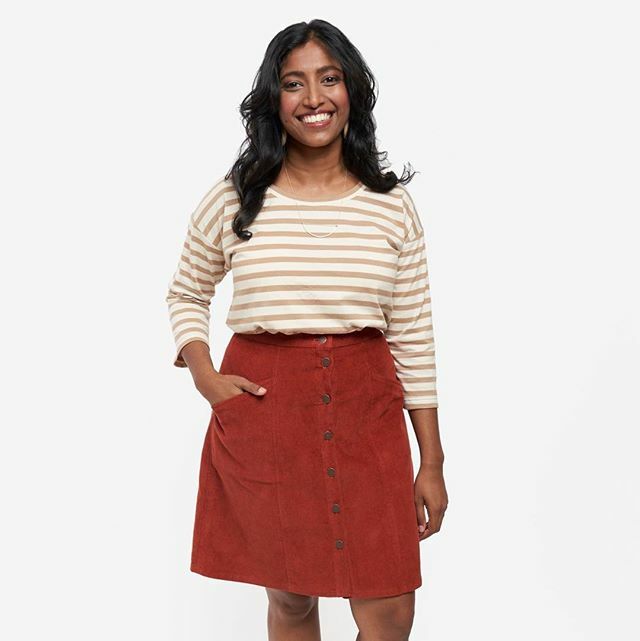 SpoolofThread's tweet image. With warmer weather just around the corner, we're ready to start sewing our spring wardrobes! @grainlinestudio's new Reed Skirt is a great transition piece to make for the changing weather, and it fits an extended 0 - 30 size range. ⁠⠀
⁠⠀
If you need… ift.tt/2uCfH9B