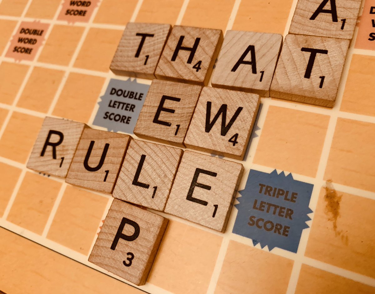 DianaRuggOnTV's tweet photo. HELP! Mom just landed a 9 point word on triple word score! Ew! 😂😂😂 #32points #scrabble https://t.co/GfOb1bDWzt
