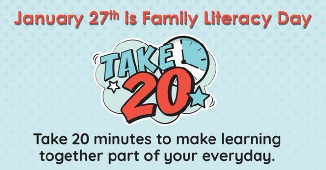 Ms_K_Rae's tweet photo. Have you read with your child today?! #FamilyLiteracyDay #ReadReadRead #Read20minutes https://t.co/RPR7CBFVuP
