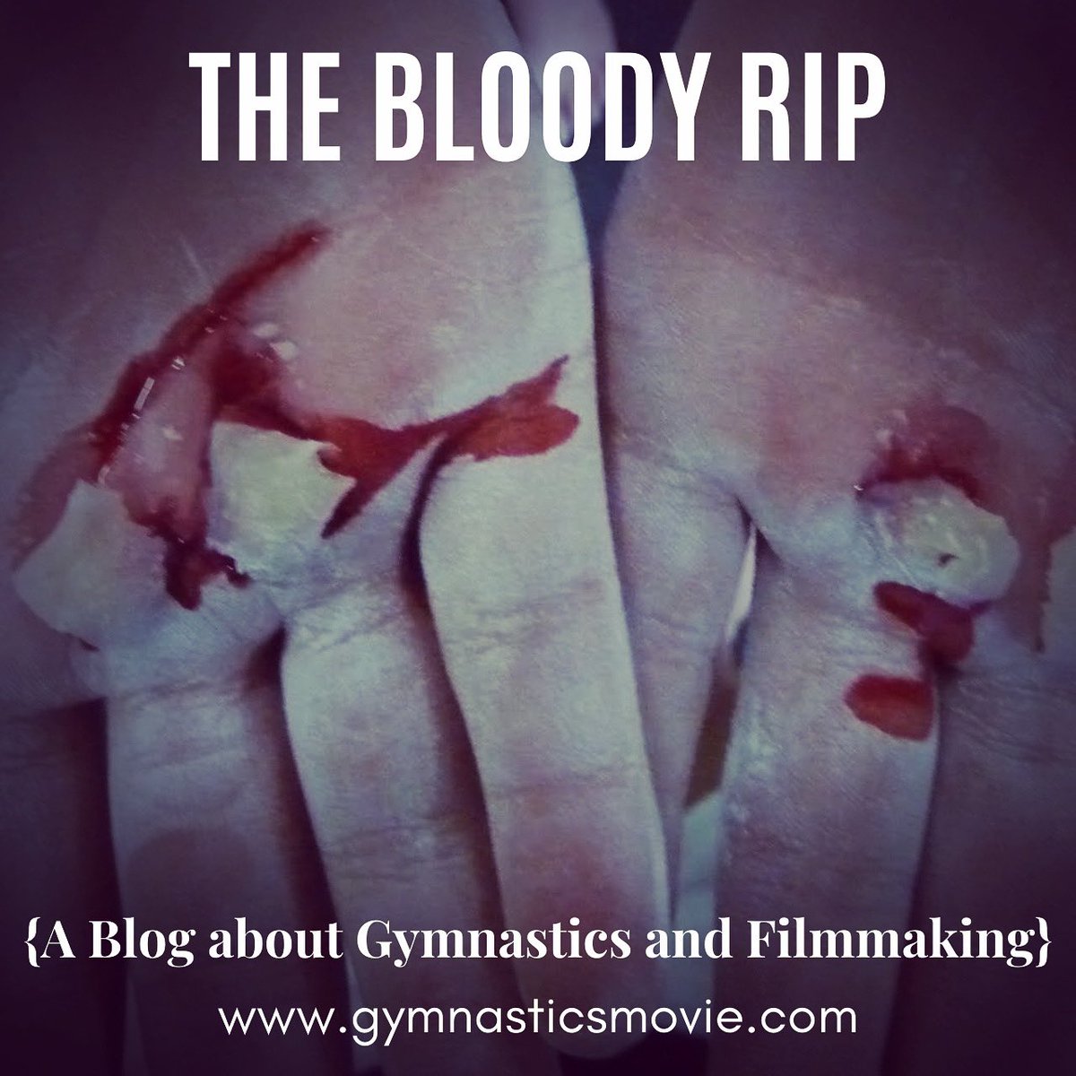 Launching our blog about gymnastics and filmmaking. It’s called the Bloody Rip, and we think it’s bloody brilliant. #gymnastprobs