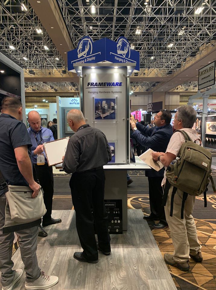 It was a busy first day in the FBG booths at #WCAF! Stop by and see us tomorrow in Booths #1529 and #1543 to see FBG's process solutions for mass customization and check out our expanded picture framing hardware line. <a href="/WCAFExpo/">WCAF Expo</a>