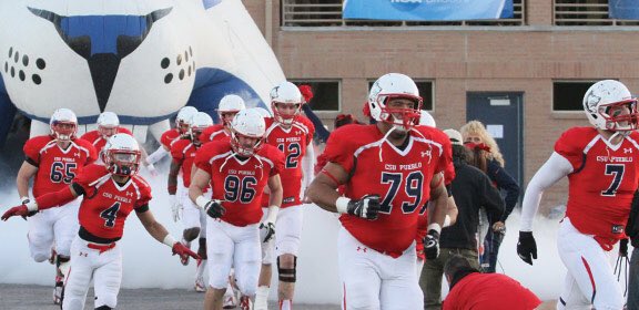 Blessed to receive my first offer to play college football from <a href="/CSUPFootball/">CSU Pueblo Football</a> Huge thanks to <a href="/CoachFeggins/">Howard Feggins</a> <a href="/CoachSmith91/">Herman Smith</a> and <a href="/CoachWristen/">John Wristen</a>