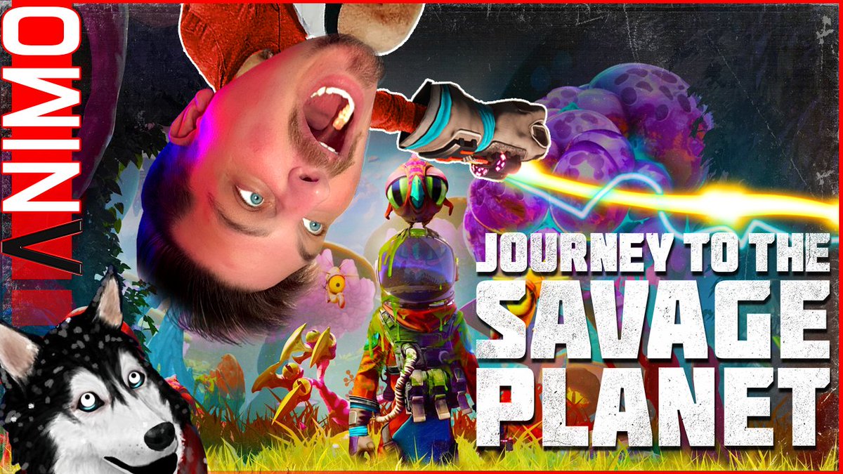 TheOnlyRyann's tweet photo. Check out our BRAND NEW show
w/ @WeDontWhisper

ANIMO Gaming getting an early look at @4thBestInSpace/@505_Games new #journeytothesavageplanet 🚀

This game brought the humor and the GROB...delicious tasty GROB!

Game comes out tomorrow!!!
🔻https://t.co/WhbFpXgUQQ https://t.co/VszwzmDPUu