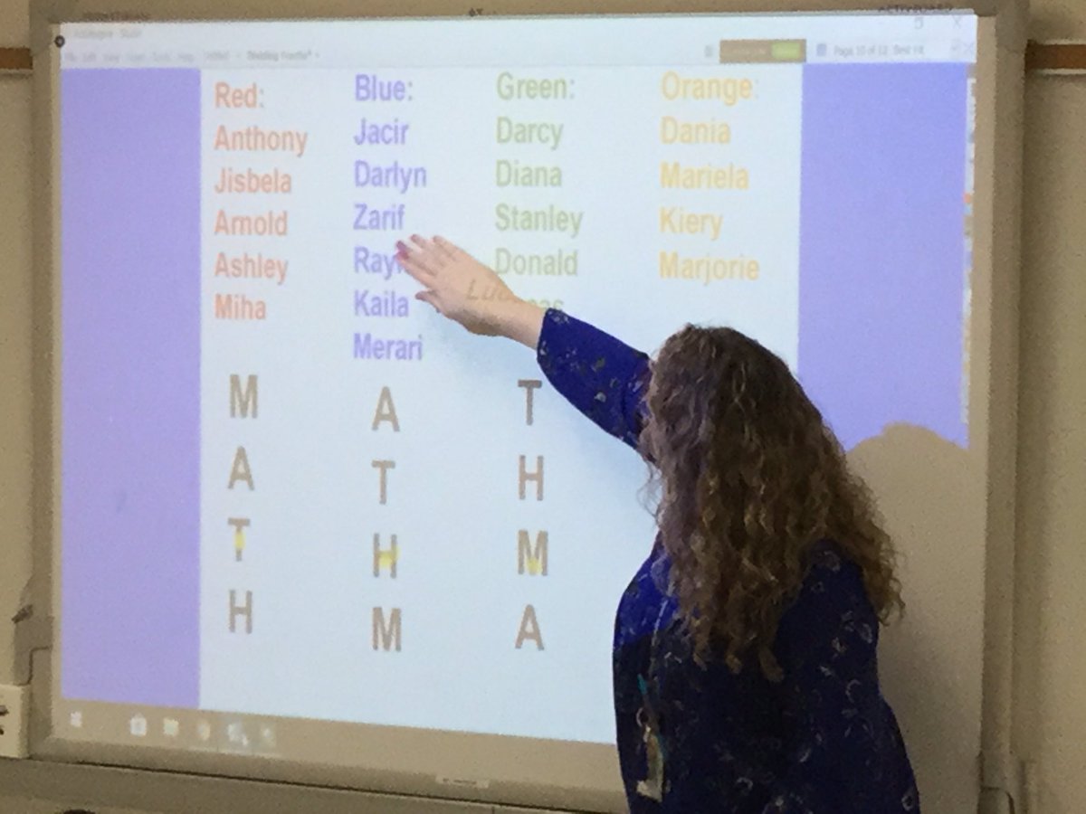 PrincipalMizell's tweet photo. Nothing like the TEACHER: Presentation. Presence. Power. Pitch. Pace. Our math department was on fire today! Thank you, Ms. Puntai-Hay and Ms. Hoyle! #skillandwill https://t.co/uTrfe5O04W