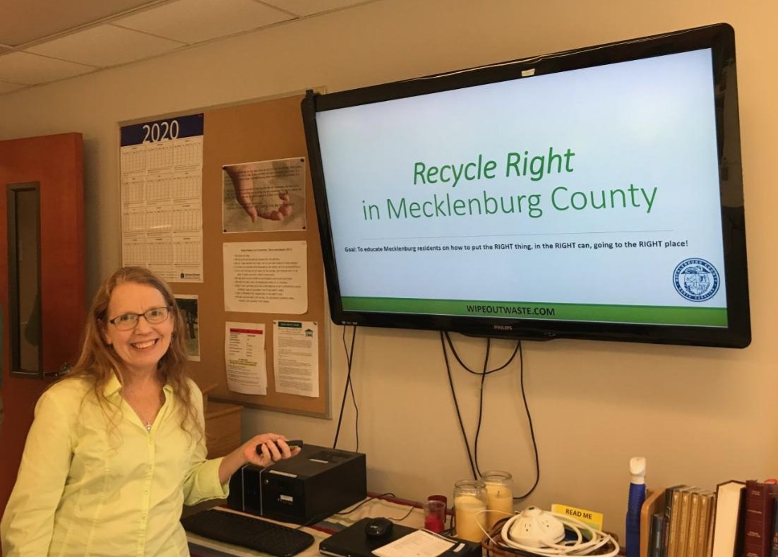 Had the pleasure of speaking to Holy Covenant United Church of Christ Earthkeepers on recycling and composting. Great group of engaged people wanting to do their part to be more sustainable 💚 #recycleright #compost #wipeoutwastenow #zerowaste #mecklenburgcounty