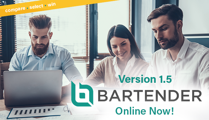 BuildsoftAU's tweet photo. Bartender 1.5 is online now, with enhancements that will make your work easier. Discover what’s new today. https://t.co/kCQS2Ycl1n https://t.co/GKE9UNFY70