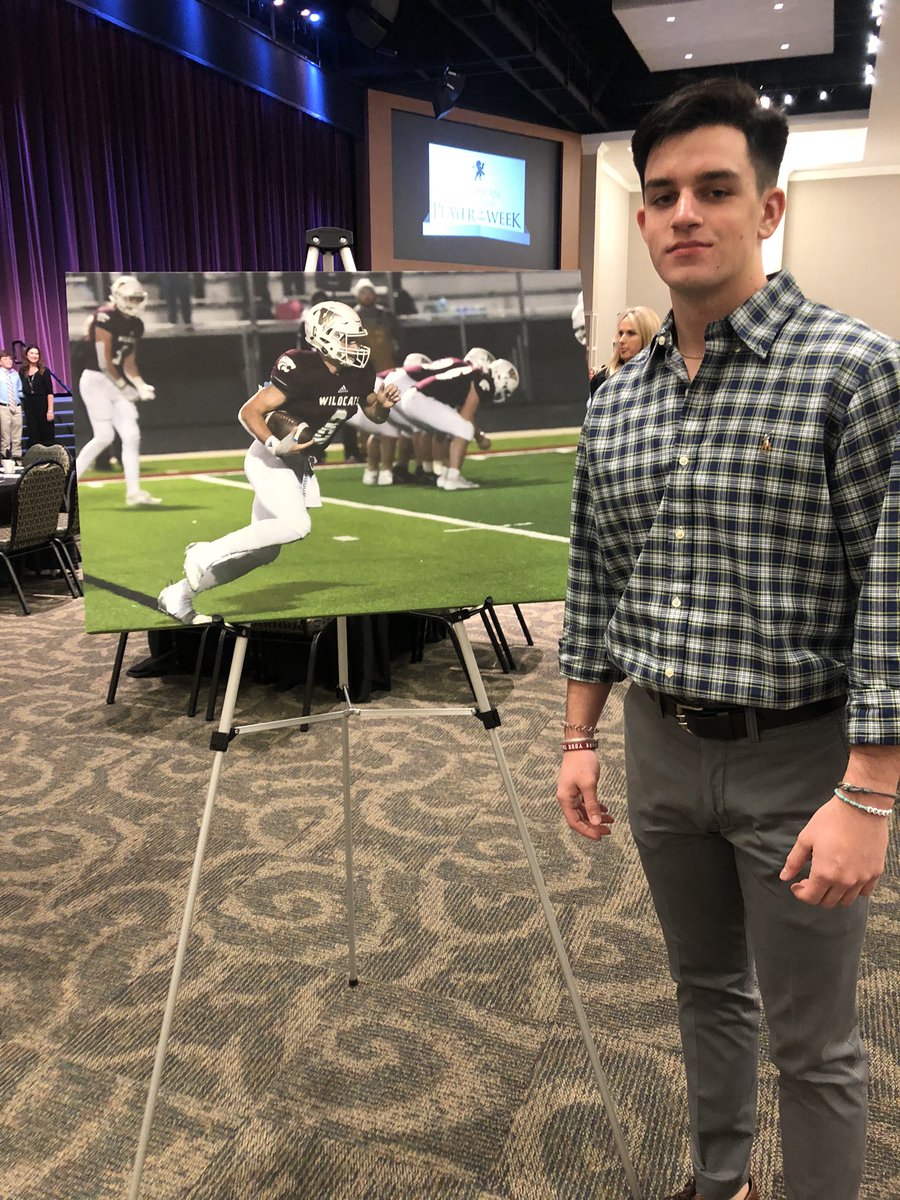 America State Bank Player of the Week Banquet with <a href="/KadenCasey01/">Kaden Casey</a> #DUB #Team60