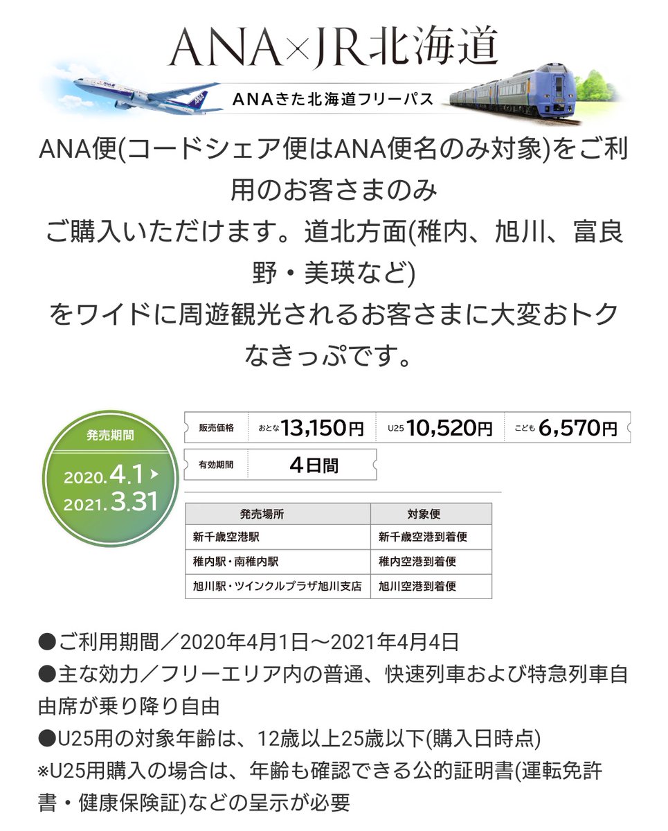 sonymasa's tweet photo. 全日空(ANA)はJR北海道と連携し北海道を国内外へPR!第一段は宗谷線沿線!
JR北海道フリーパスの販売や、地域交流ができる「TABICA」とも連携し貴重な体験もできる!
#北海道 #観光 #ANA #全日空
#JR北海道 #宗谷 #TABICA #PR
詳しくはこちら↓
https://t.co/WbBNwOCT4W https://t.co/keOqU8Pc65