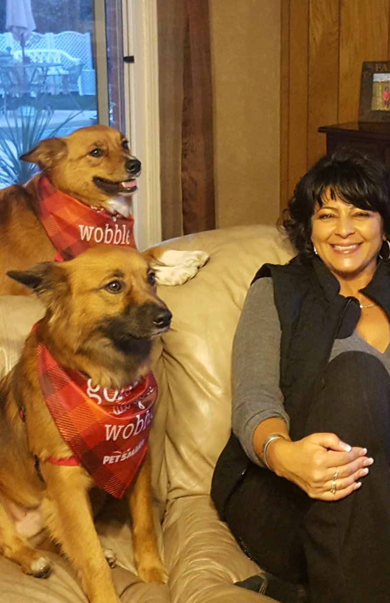MitchellElem310's tweet photo. Mrs Sandoval is team dog! #PetWars #OneSchoolOneBook #teamdog #ADayInASchool @MitchellESLib @APSLZ4 @chris_zone4 https://t.co/BMTbxiqCmR