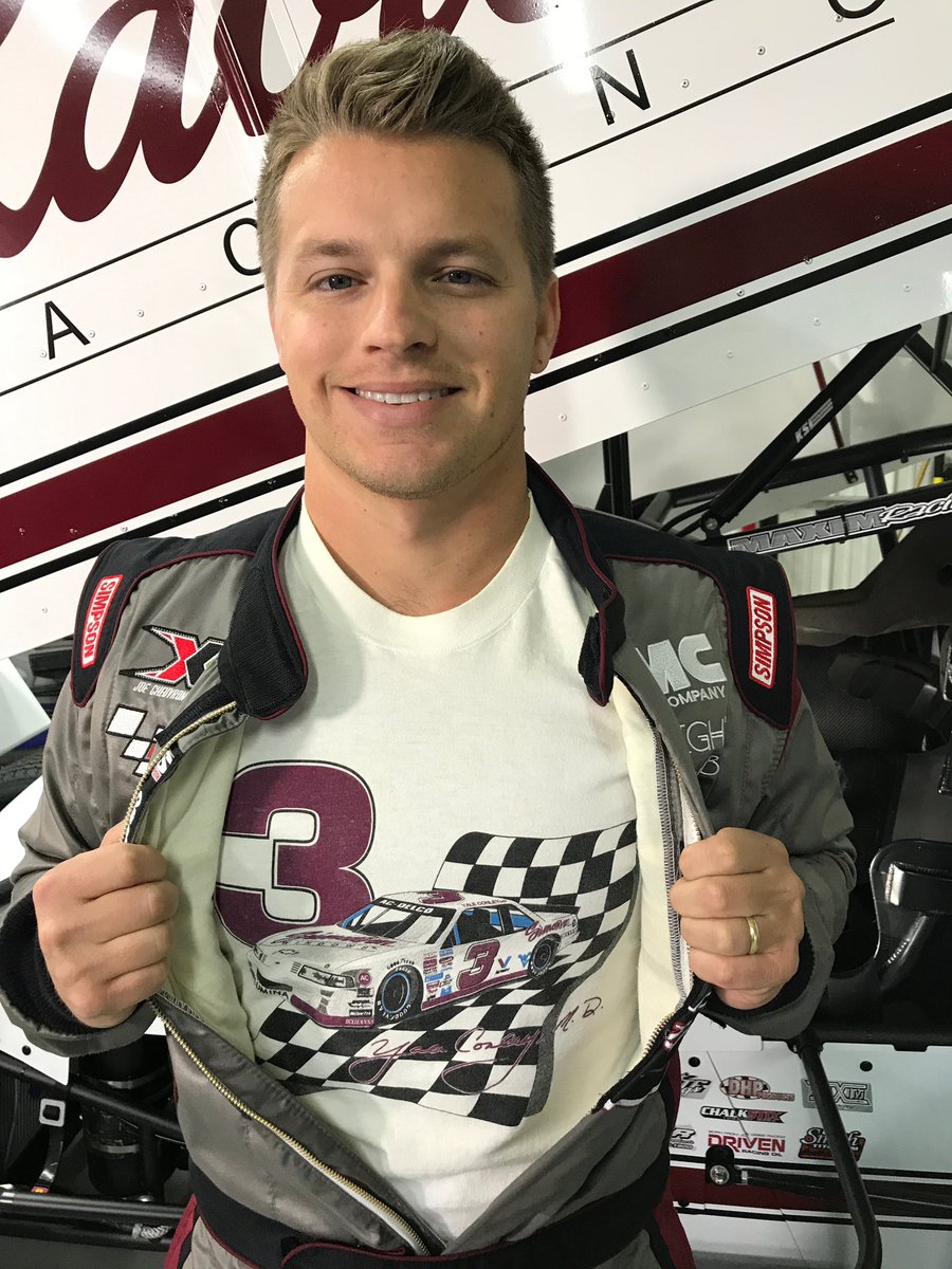 CaleConley's tweet photo. Very excited to show you guys my 2020 paint scheme. This color scheme is what triggered my passion for racing. I have great memories from watching my dad race. Now it’s my turn to race in his colors! https://t.co/NfbP8pGlaS