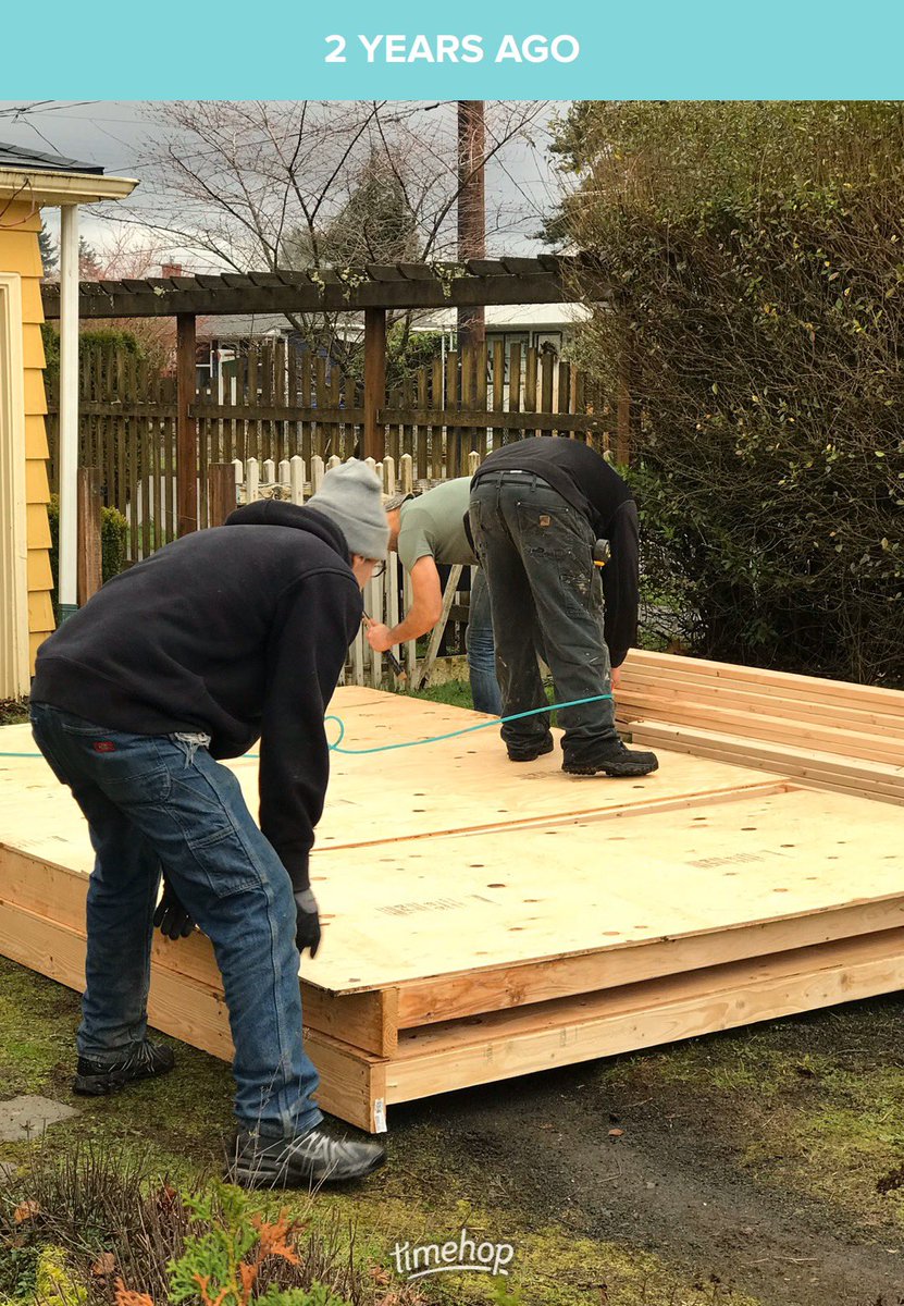 Two years ago today we were building a better way forward for our houseless community in Portland, OR. #villagesforlife #HouselessVillages #vohpdx