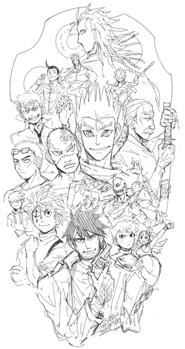 I haven't uploaded in almost a week and I feel like a slob.
These doodles turned into something else 
