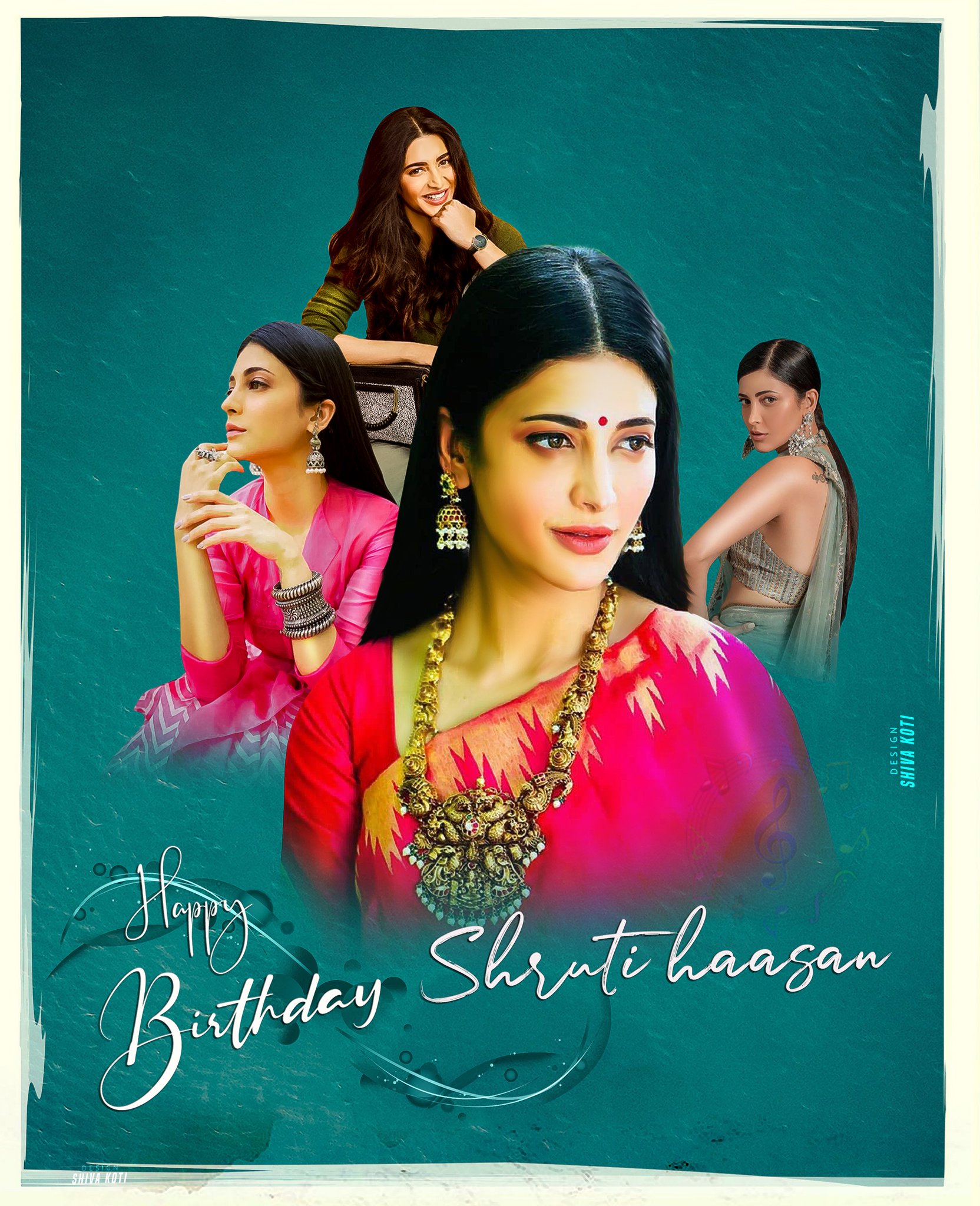 Wishing a Very Happy Birthday To Shruti Hassan   