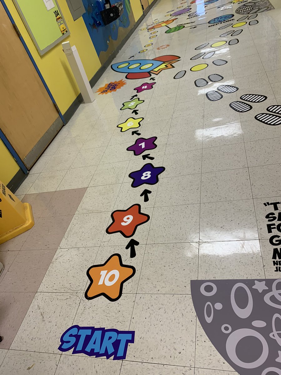 luveducator's tweet image. We are so excited that volunteers from @umbaltimore and our staff members helped to install our new sensory path from @pathsensory. We can get all the wiggles out and enjoy indoor recess. Our adaptive PE teacher uses it for therapy sessions too! @BaltCitySchools @sptose5 #LIVE5