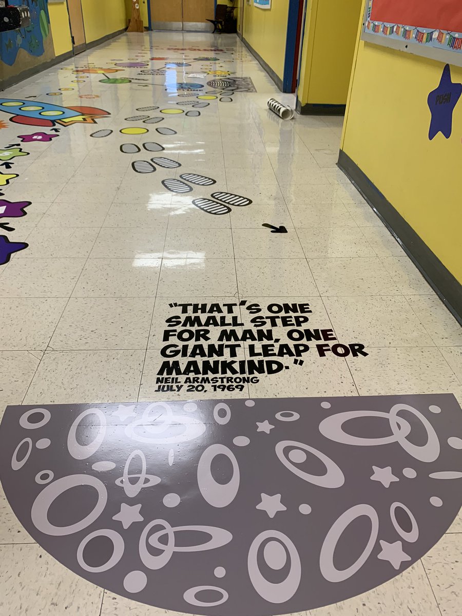 luveducator's tweet image. We are so excited that volunteers from @umbaltimore and our staff members helped to install our new sensory path from @pathsensory. We can get all the wiggles out and enjoy indoor recess. Our adaptive PE teacher uses it for therapy sessions too! @BaltCitySchools @sptose5 #LIVE5