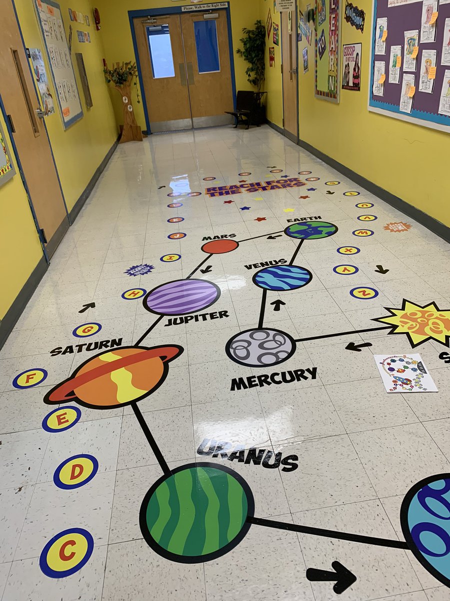 luveducator's tweet image. We are so excited that volunteers from @umbaltimore and our staff members helped to install our new sensory path from @pathsensory. We can get all the wiggles out and enjoy indoor recess. Our adaptive PE teacher uses it for therapy sessions too! @BaltCitySchools @sptose5 #LIVE5