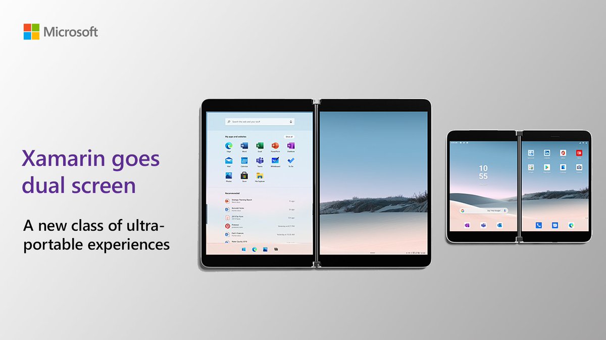 Are you ready to develop dual-screen experiences?

#Xamarin is.

Get the details: http://msft.it/6016TZ8Xp