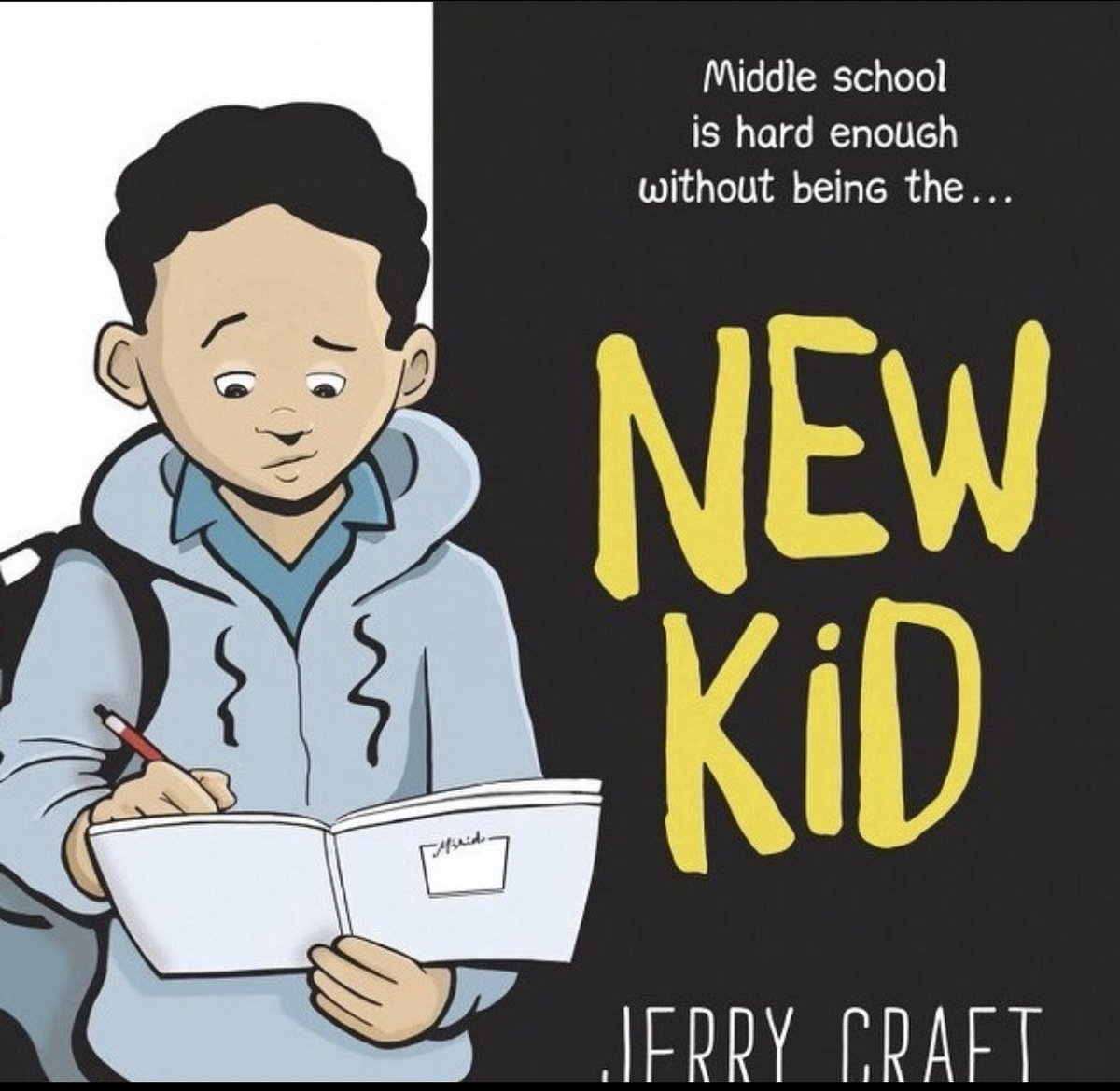 ABSchoolLT's tweet photo. DYK...this year marks the first time a graphic novel has won the Newbery medal? Congrats 🥇 to New Kid @JerryCraft.  #goodreads #greatreads #onegiantstepforgraphicnovels  #graphicnovelsarebookstoo #graphicnovelsarerealbooks #compassionatereads https://t.co/JhC1E1YKPh