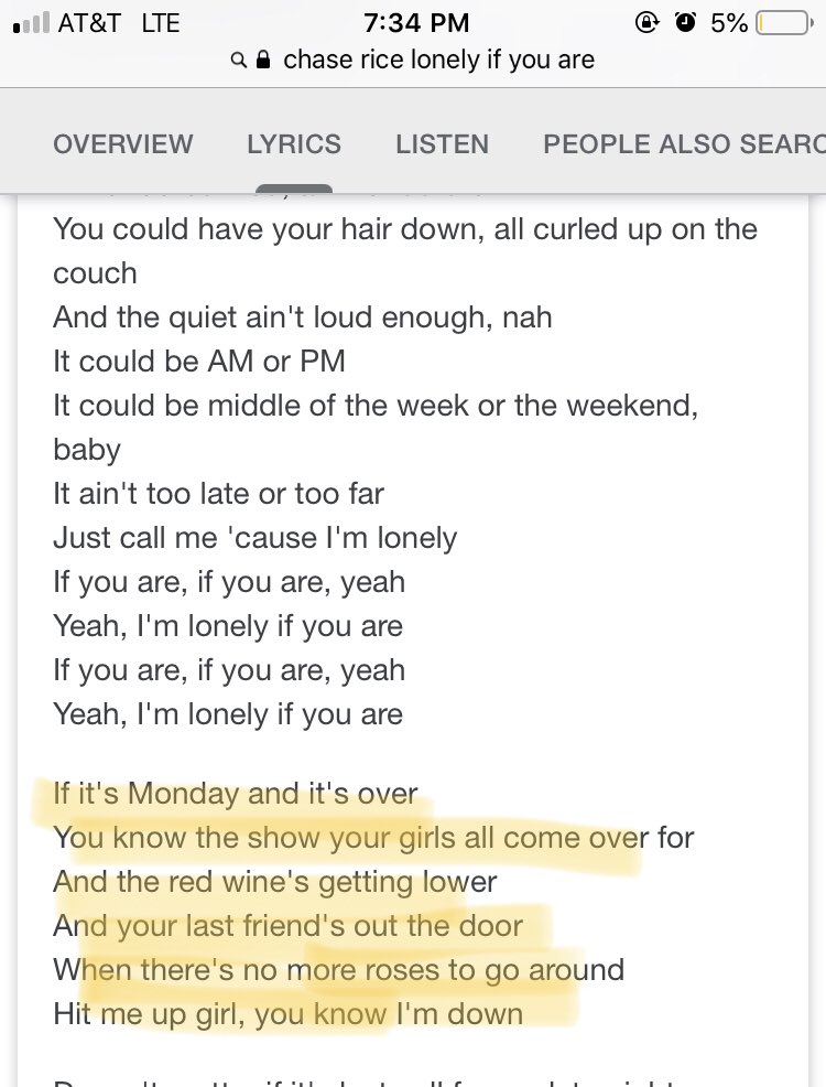 _emiiiiily's tweet photo. #TheBachelor 

Peep Chase Rice’s lyrics. The song he sings in front of Peter and Victoria. https://t.co/NMeD2PfNSu