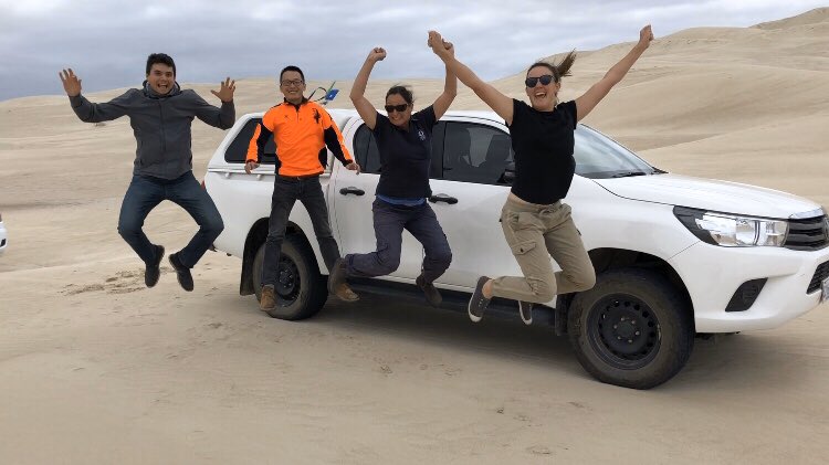 AmyKeeley_'s tweet photo. SARDI Pt Lincoln team kick starting their long weekend the right way on Friday. 4WD driver training course in the Sleaford dunes with @adventure4wd was good fun &amp; lots was learnt by all! #4WD #sleafordtowanna #drivertraining https://t.co/9ma15800S3