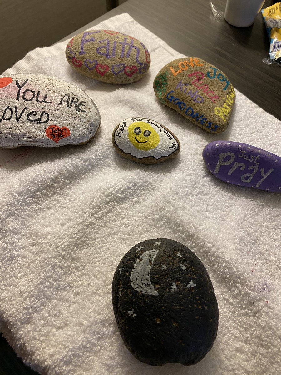 iAmLoraG's tweet photo. I am excited @GoRockFun I am starting my rock painting journey! Can’t wait to see where it travels. #rockpainting #gorock #goRockFun https://t.co/oxgaYcWUea
